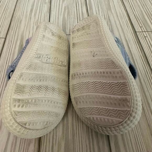 Cat and Jack Toddler Size 6 blue white hook and loop closure sneakers shoes - Picture 6 of 7